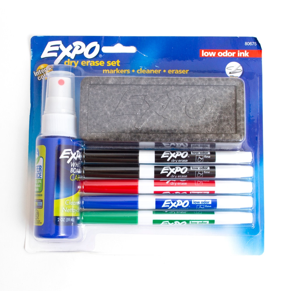 Dry Erase, Art & School, Expo, Low Odor, Marker, 7 piece, 5135